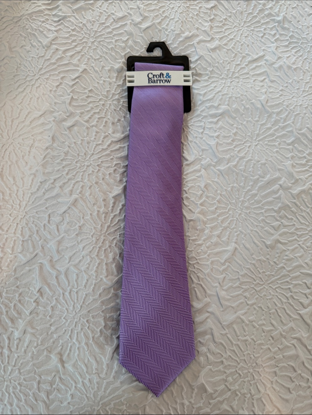 croft & barrow Purple Chevron Men's Tie